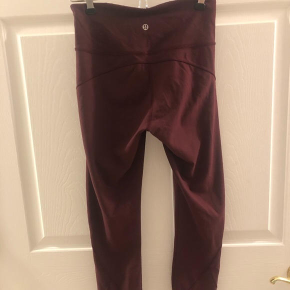 lululemon athletica Other - size 6 burgundy lululemon leggings